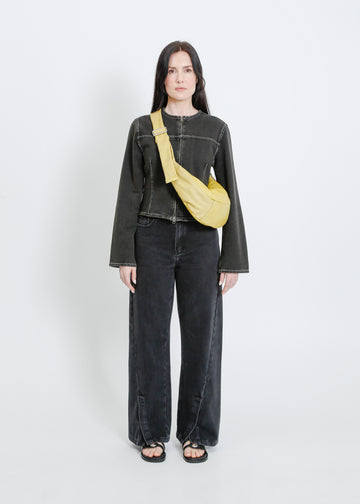 FRIEZE LEATHER BAG / DIJON