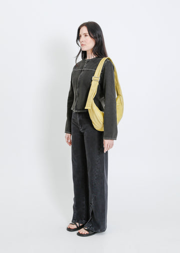 FRIEZE LEATHER BAG / DIJON