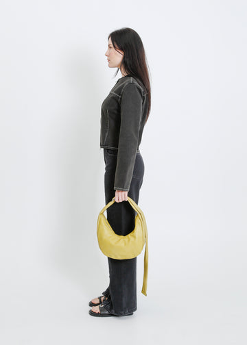 FRIEZE LEATHER BAG / DIJON
