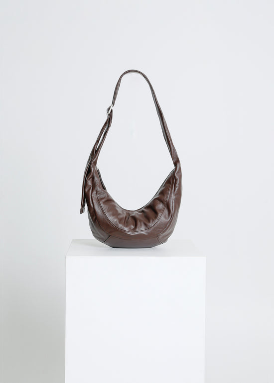 FRIEZE LEATHER BAG / MAHOGANY