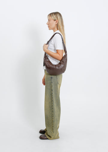 FRIEZE LEATHER BAG / MAHOGANY