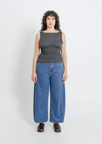 MARIANNA TOP / GRAPHITE