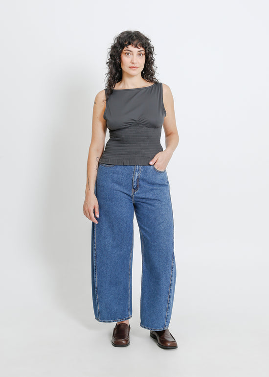 MARIANNA TOP / GRAPHITE