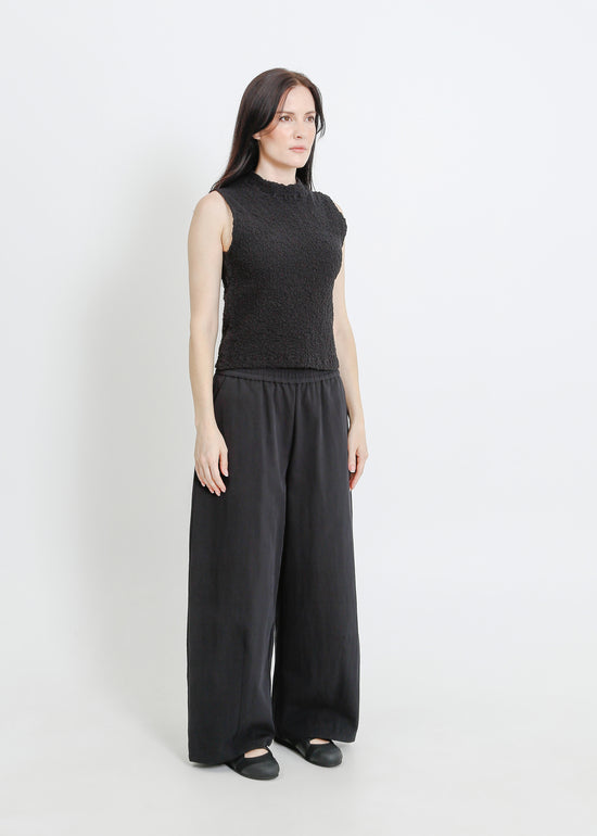 ARTIS PLEAT TOP / BLACK