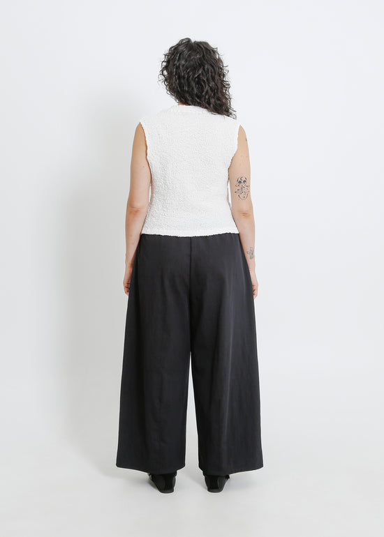 Artis Pleat Top / White