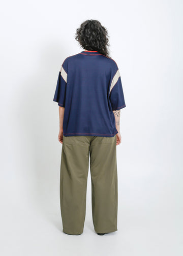Cassio Oversize Tee / Navy-Fog