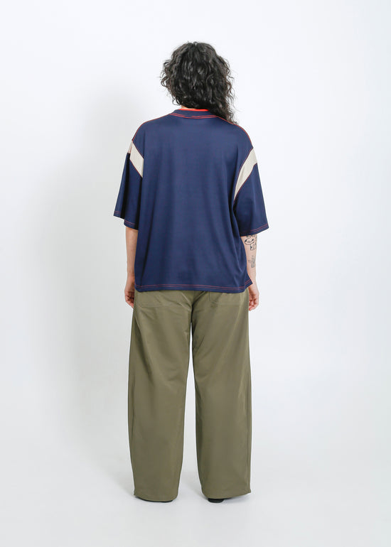 Cassio Oversize Tee / Navy-Fog