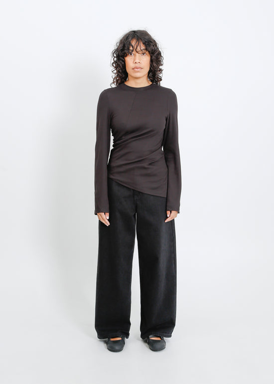 Amelia Twist Top / Black