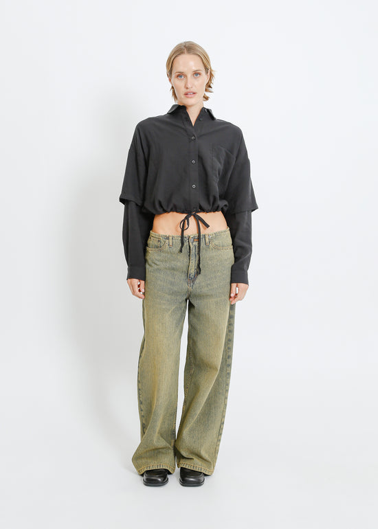 ADLINA SHIRT / BLACK