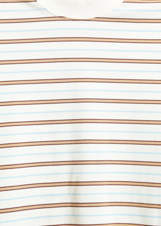 CANTO TEE / CREAM-BROWN-BLUE
