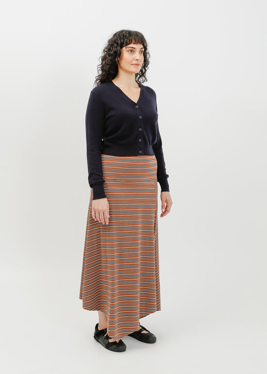Smith Skirt / Brown-White-Navy