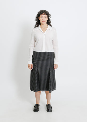 STEVIE SKIRT / BLACK-WHITE