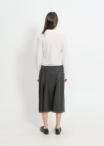 STEVIE SKIRT / BLACK-WHITE