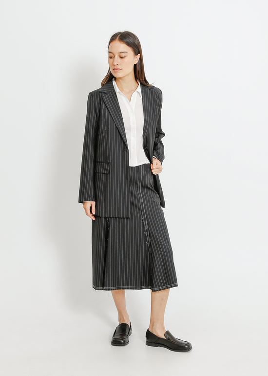 STEVIE SKIRT / BLACK-WHITE