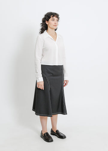 STEVIE SKIRT / BLACK-WHITE