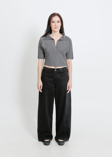 Zia Pleat Bolero / Graphite