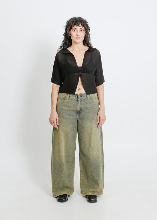 ZIA PLEAT BOLERO / ONYX