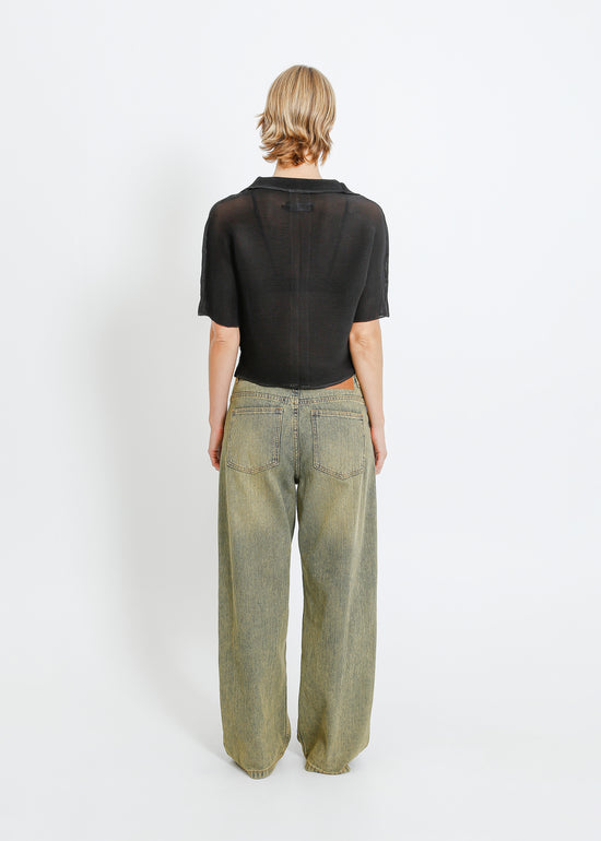 ZIA PLEAT BOLERO / ONYX