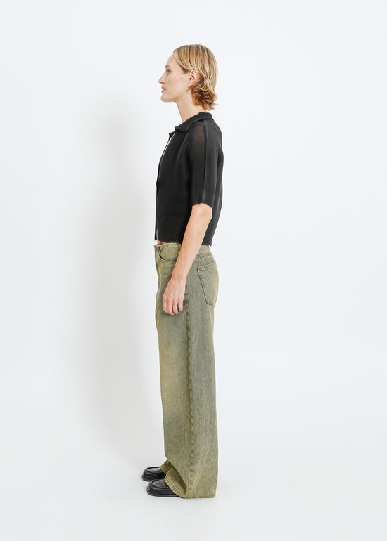 ZIA PLEAT BOLERO / ONYX