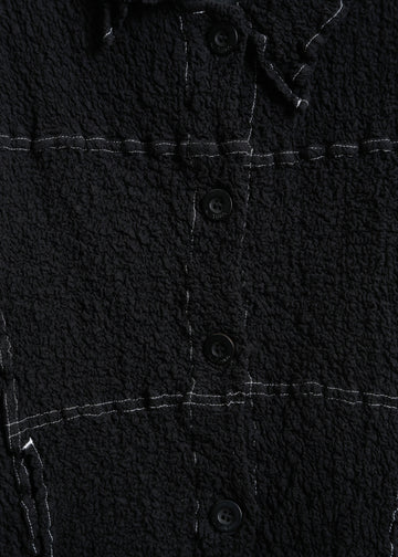 BRYN PLEAT JACKET / BLACK