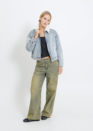 PIP DENIM JACKET / LIGHT INDIGO