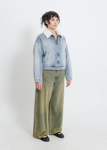 PIP DENIM JACKET / LIGHT INDIGO