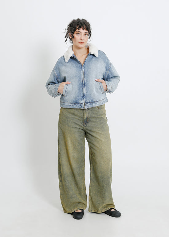 PIP DENIM JACKET / LIGHT INDIGO