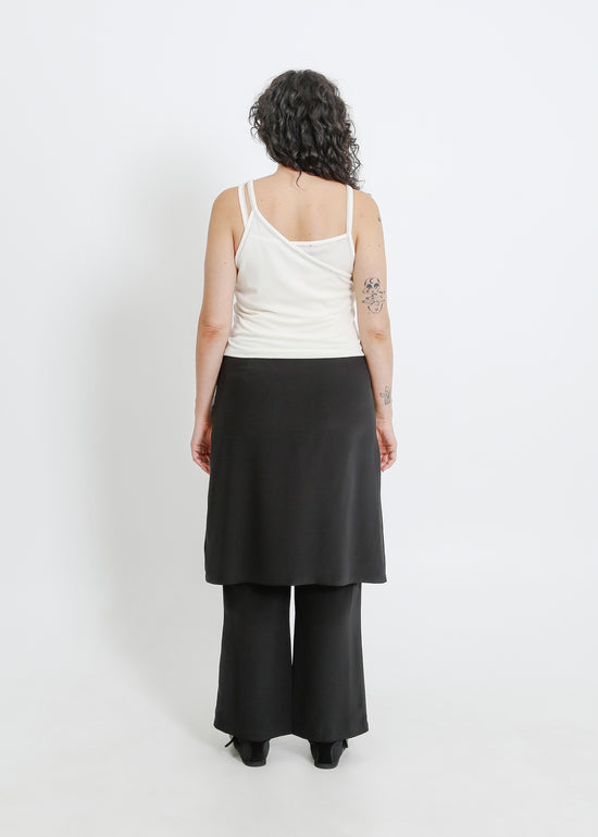 SLOANE PANT SKIRT / BLACK