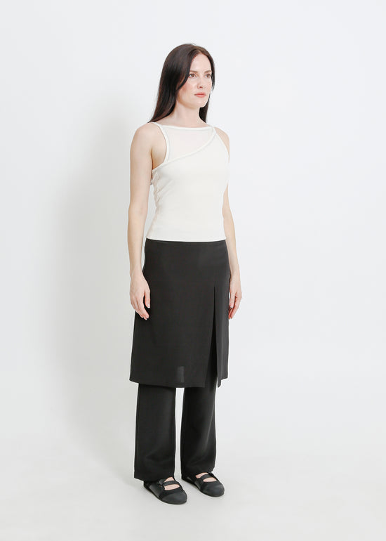 SLOANE PANT SKIRT / BLACK