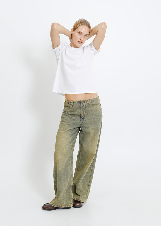 CASH JEAN / INDIGO BEIGE WASH