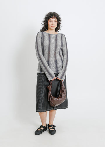 HERA KNIT TOP / GRAPHITE GRADIENT