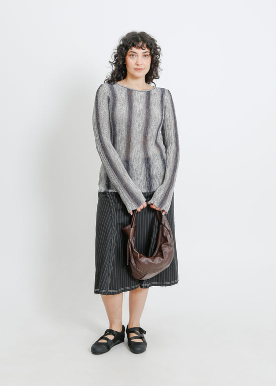HERA KNIT TOP / GRAPHITE GRADIENT
