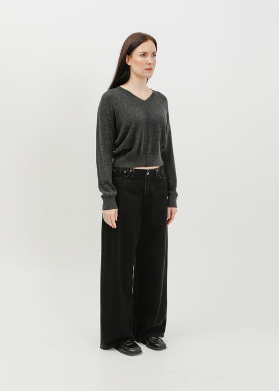 Nicolas Knit Top / Charcoal