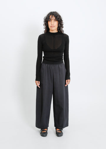 Sana Knit Top / Black