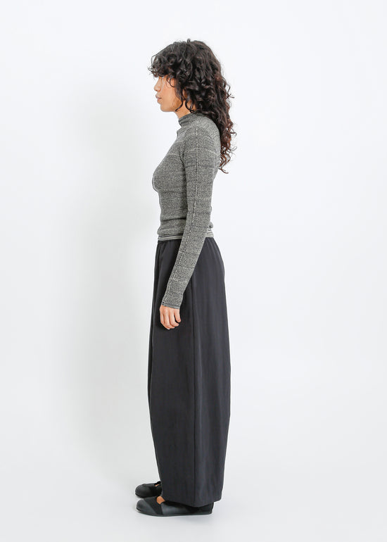 Sana Knit Top / Moss-Navy