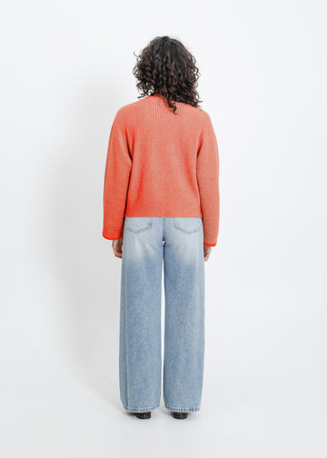 Bonnie Knit Sweat / Flame-Moss