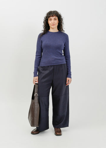Hartford Knit Top / Steelblue Marle