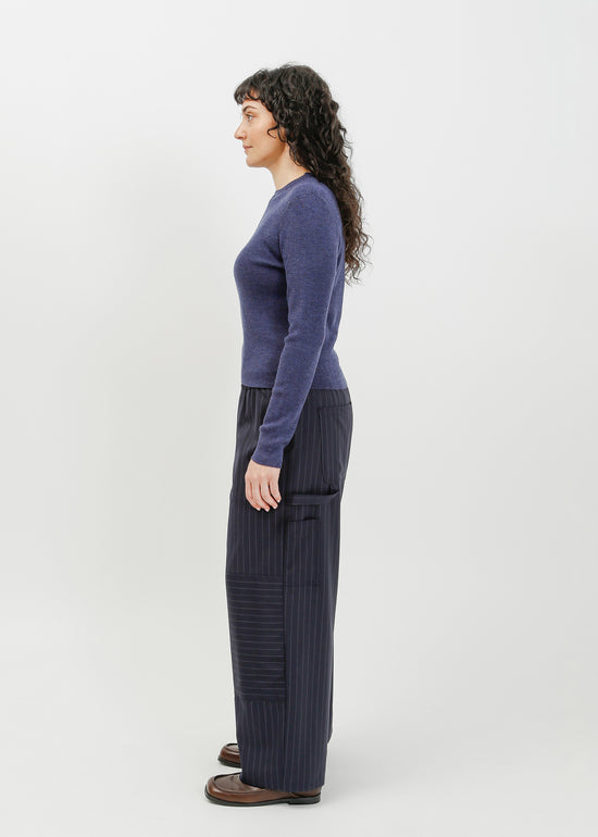Hartford Knit Top / Steelblue Marle