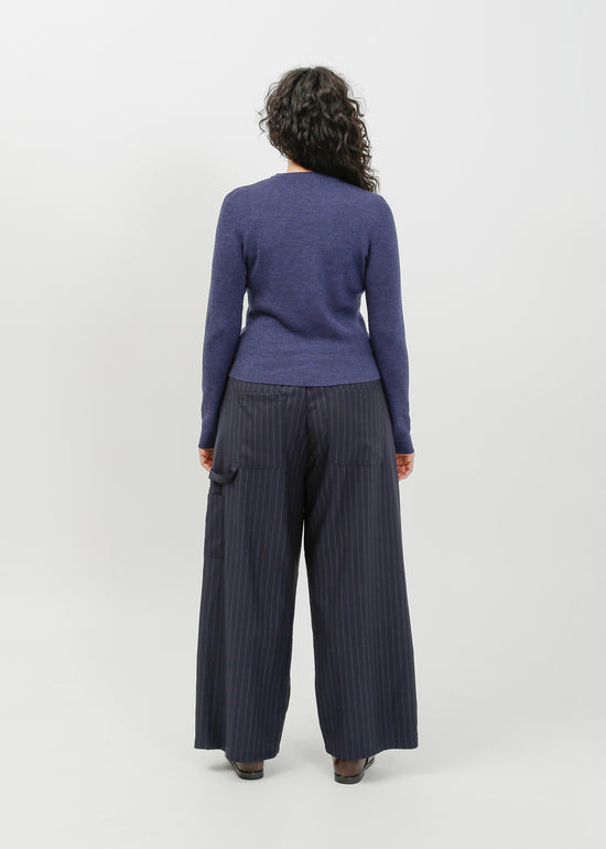 Hartford Knit Top / Steelblue Marle