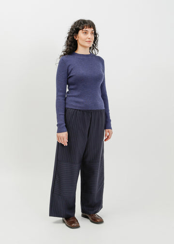 Hartford Knit Top / Steelblue Marle