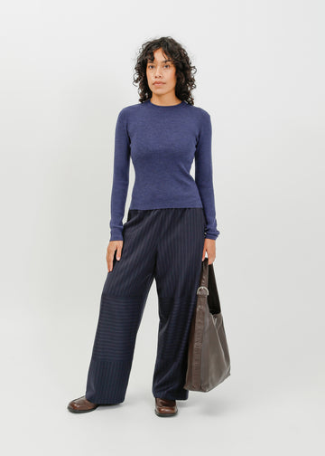 Hartford Knit Top / Steelblue Marle