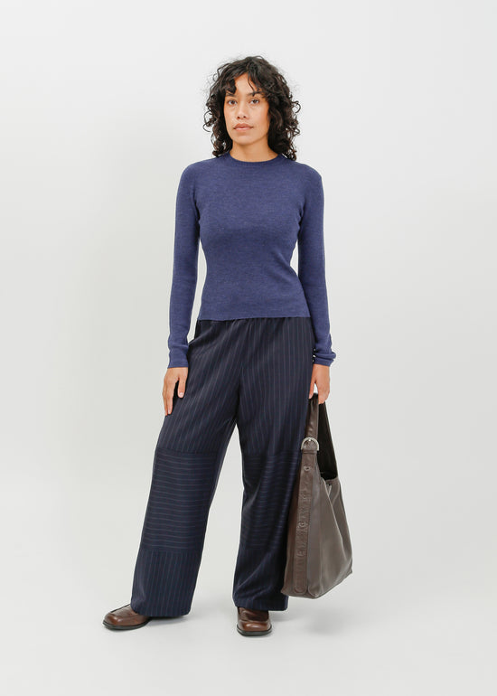 Hartford Knit Top / Steelblue Marle