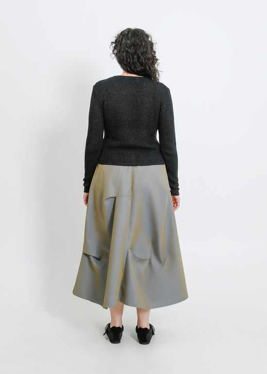 OTIS KNIT CARDI / BLACK