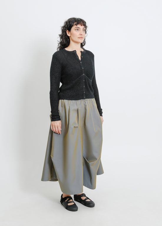 OTIS KNIT CARDI / BLACK