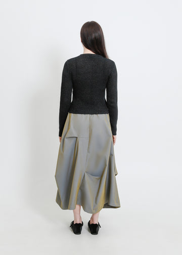 OTIS KNIT CARDI / BLACK