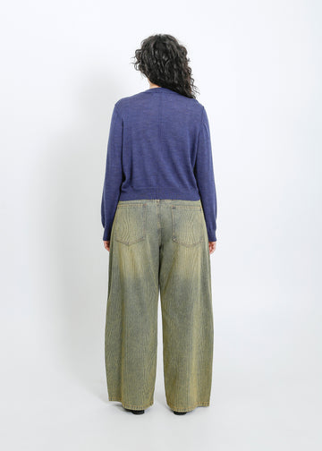 Seamus Knit Cardi / Steelblue Marle