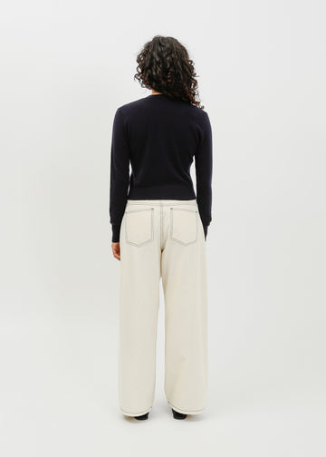 Rafi Knit Cardi / Navy