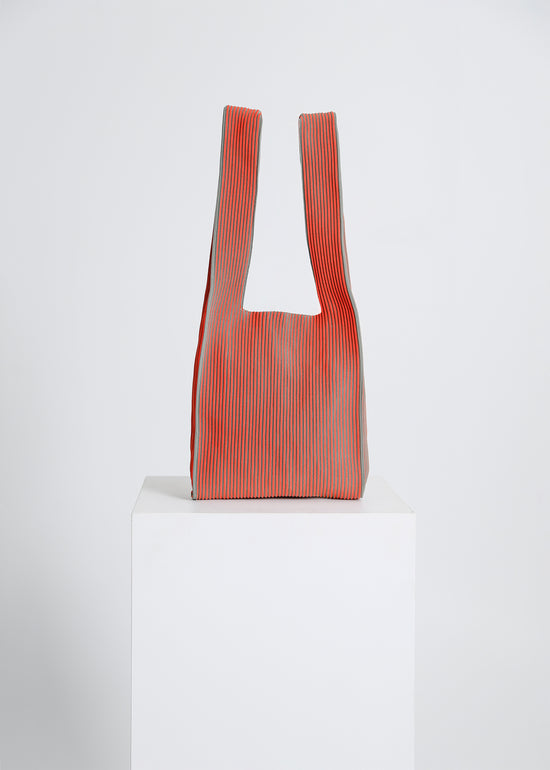 Bay Knit Tote / Flame-Moss