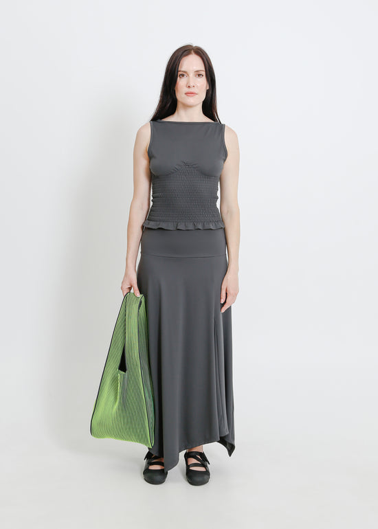 BAY KNIT TOTE / GRAPHITE-SPLICE