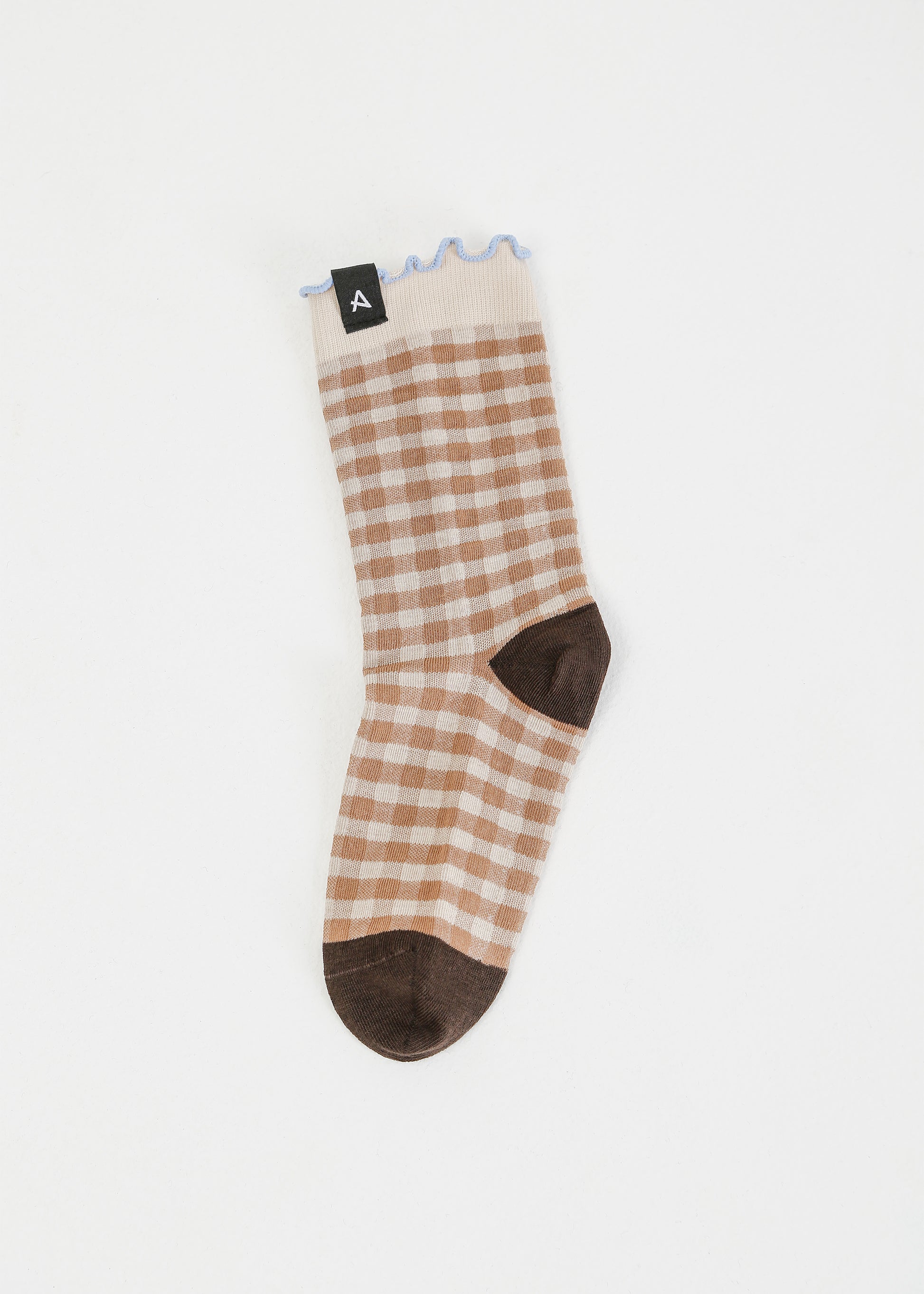 Loni Sock / Tan-Cream-Blue - 
Tan Cream Blue (image 2)